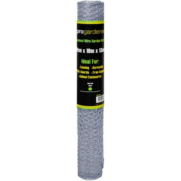 Pro Gardener 60cm x 13mm x 10m Galv Netting