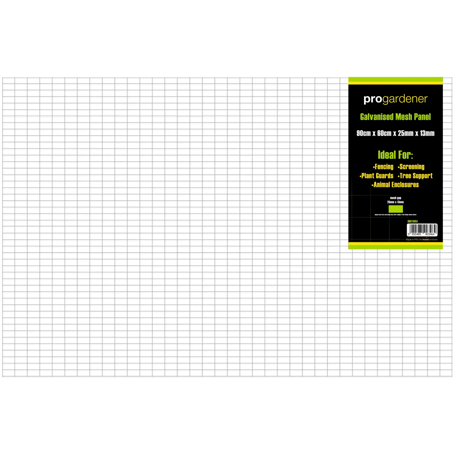 Pro Gardener Mesh Panel Galv 90cm x 60cm x 13mm x 25mm
