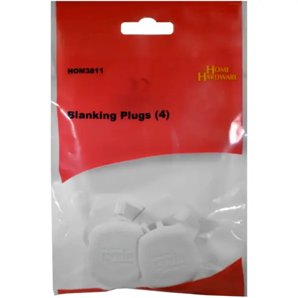 13amp Socket Blanking Plugs (4)