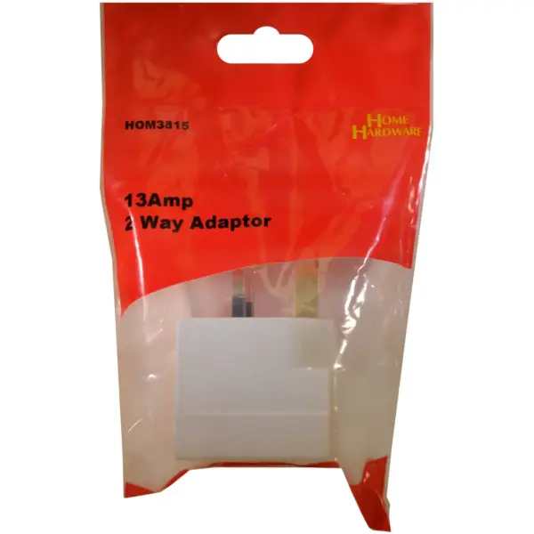 HOM3815 13Amp 2 Way Adaptor