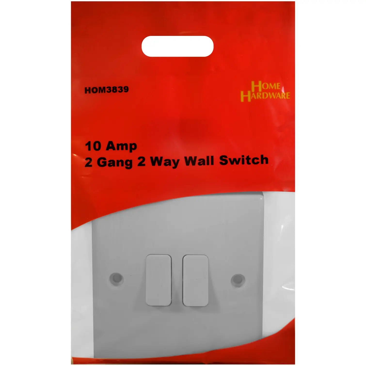 10 Amp 2 Gang 2 Way Wall Switch
