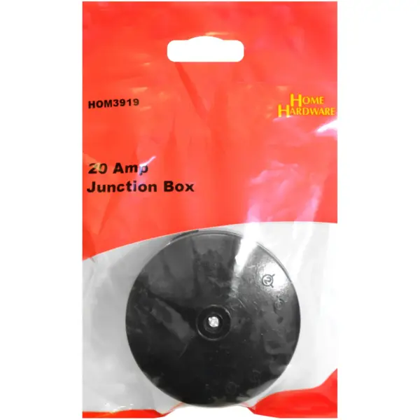 20 Amp Black Junction Box