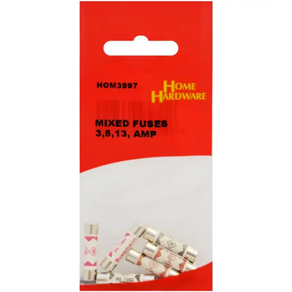 Mixed Fuses 3/5/13amp (6)