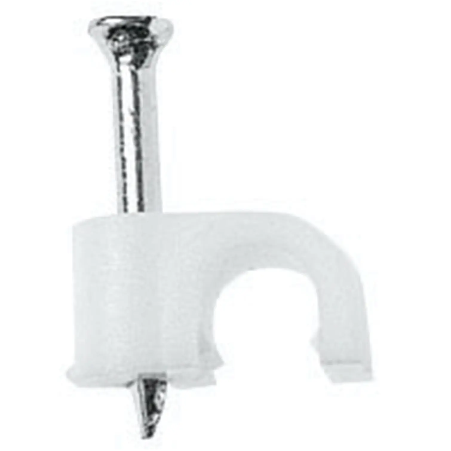 3.5mm Cable Clip White pk20