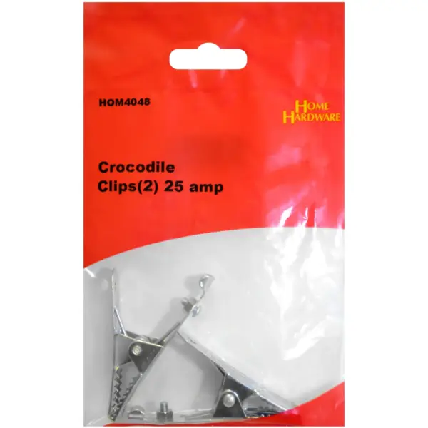 Crocodile Clips(2) 25amp