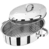 Judge Stainless Steel Oval Roaster with Lid 32cm