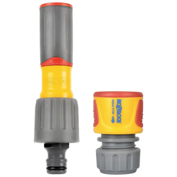 HOS0064 Hozelock Hose Nozzle+Waterstop 3in1