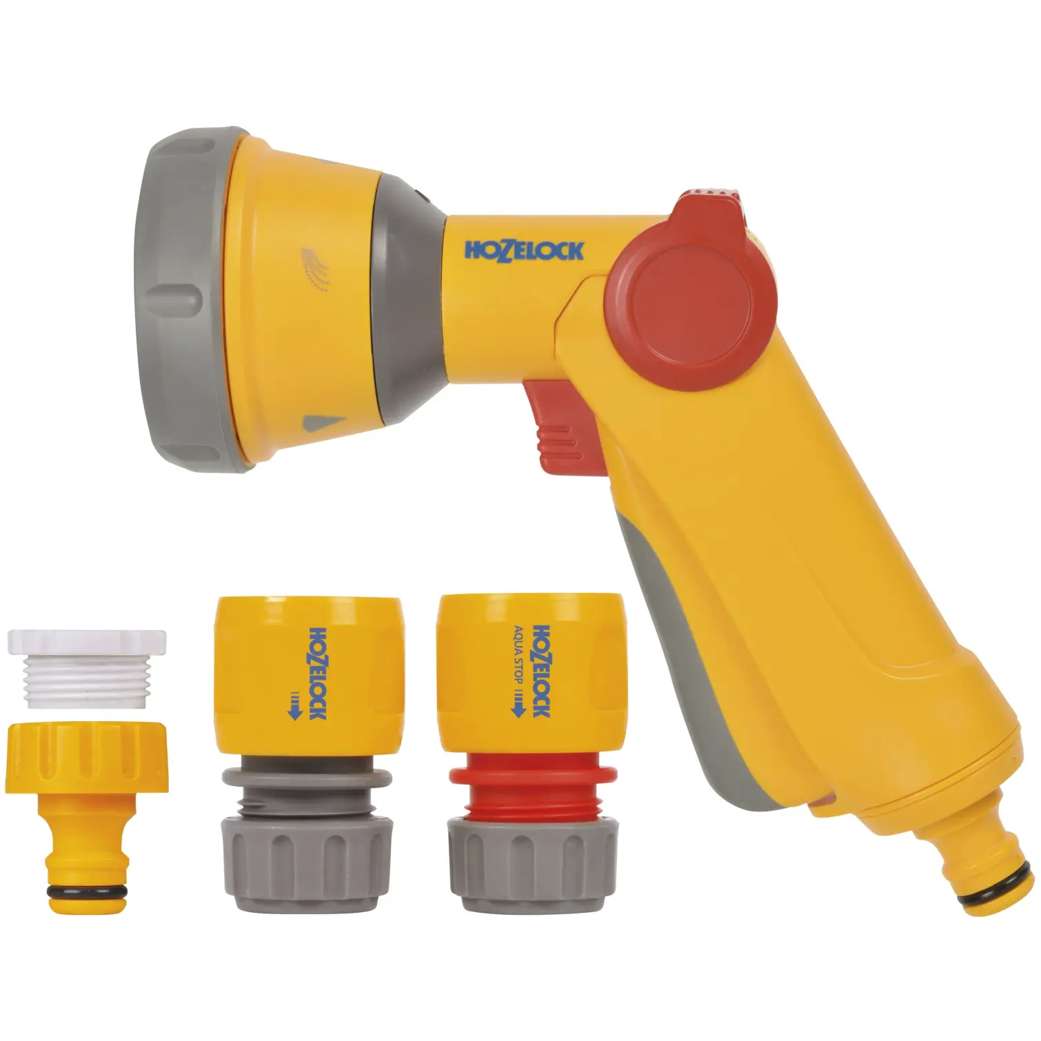 Hozelock Multi Spray Gun for overseeding a lawn in autumn UK