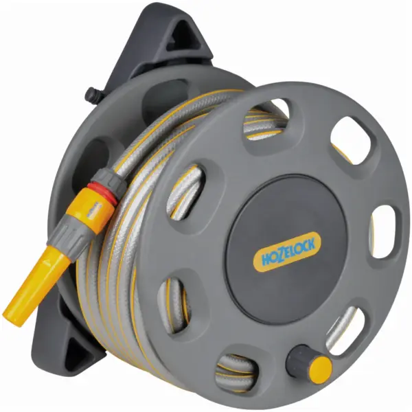 HOS0107 Hozelock 2422 15m Hose & Wall Mounted Reel