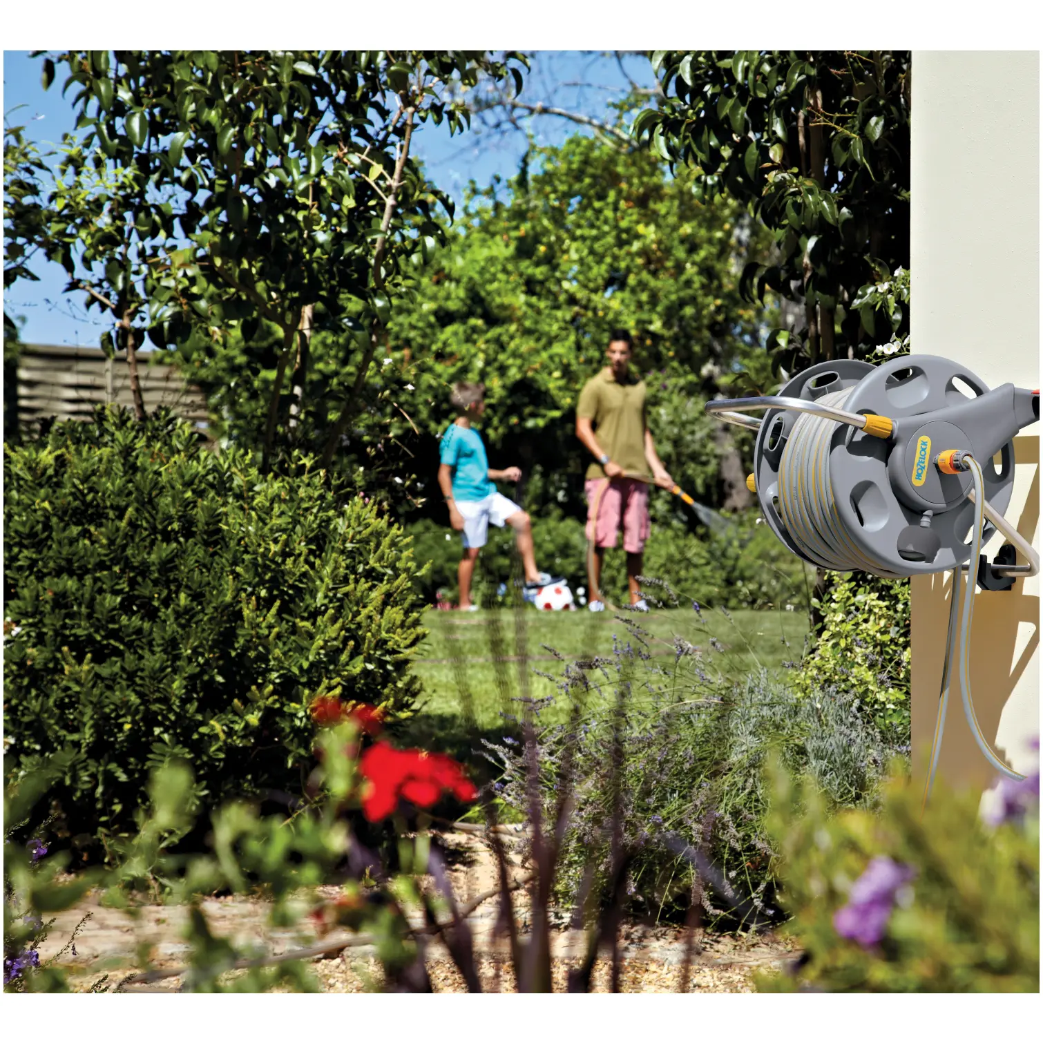 Hozelock 2477 50m(164ft) Hose & Reel