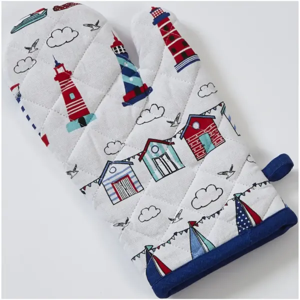 Highlands Nautical Single Oven Mitt 18x32cm