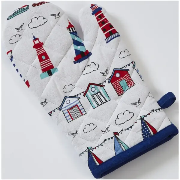 Highlands Nautical Double Oven Mitt 18x88cm