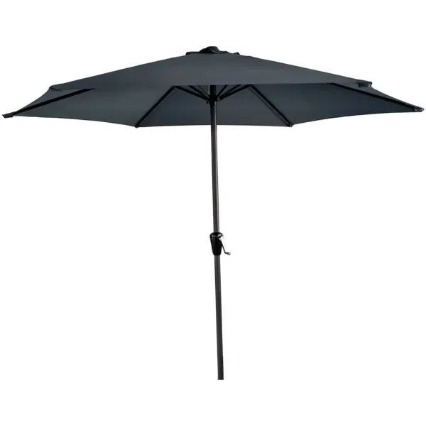 2.7m Aluminium Parasol Black