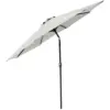 3m Aluminium Parasol Natural