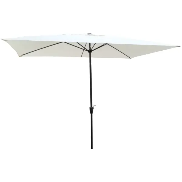 3x2m Aluminium Parasol Natural