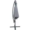 Overhanging Grey Parasol 3m