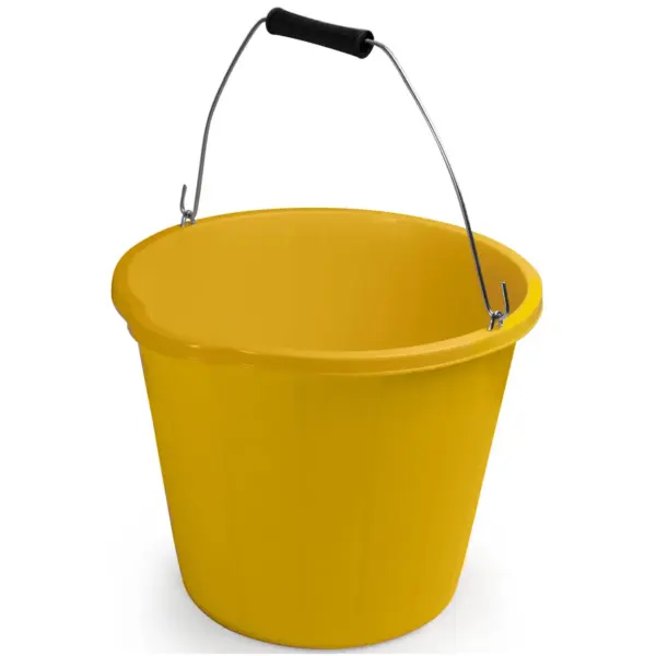 Active 14Ltr Industrial Bucket YELLOW