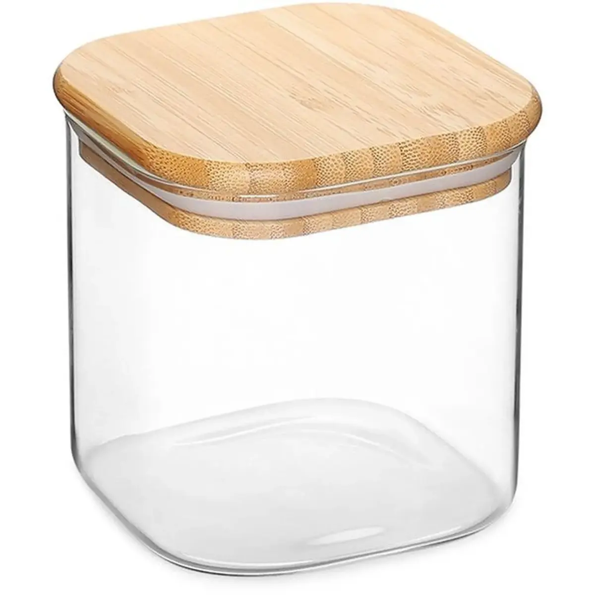 JMF0120 Jomafe Store & Care Line Glass Storage Jar with Bamboo Lid 800ml