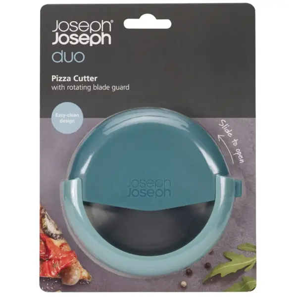 JPH0009 Joseph Joseph Duo Pizza Cutter With Rotating Guard