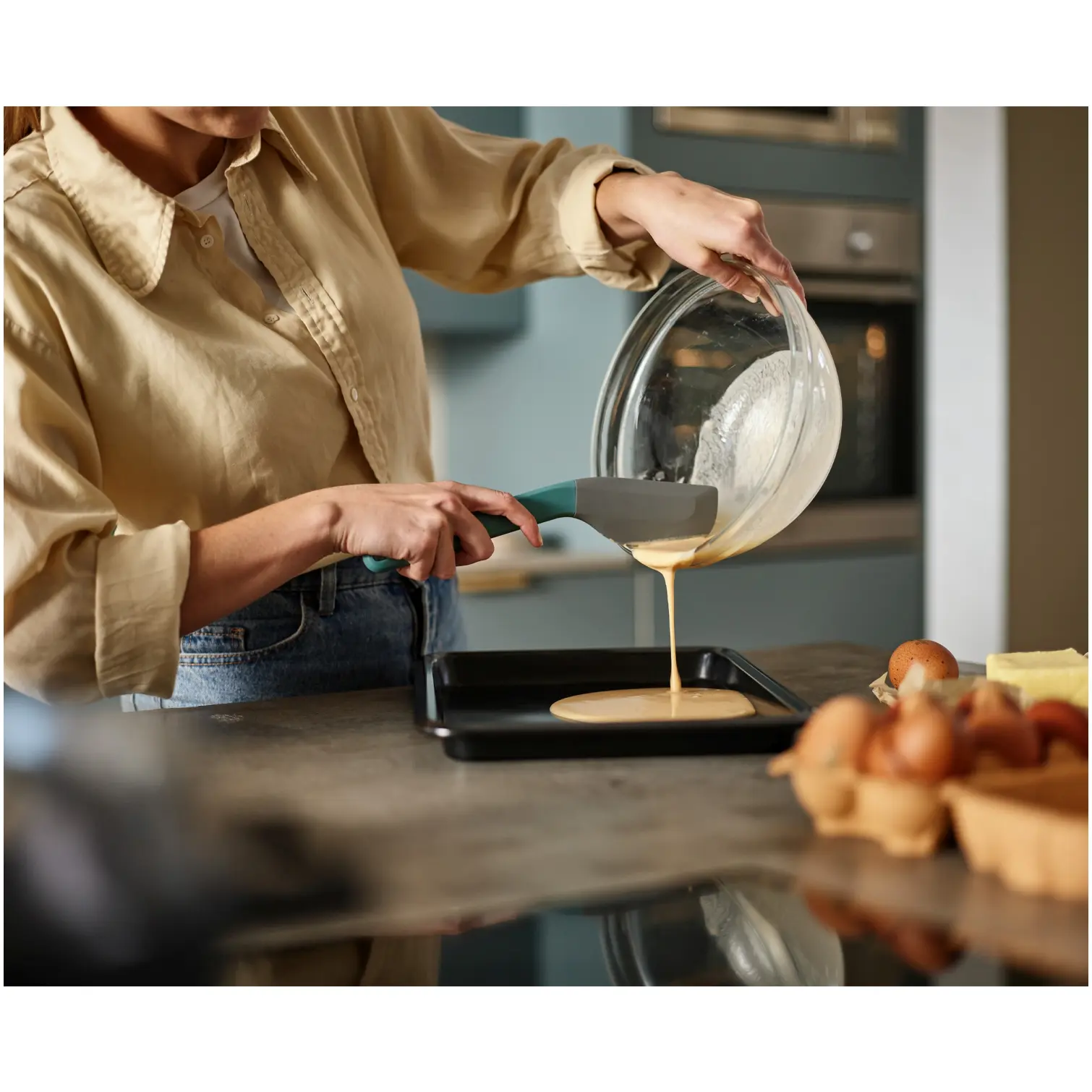 JPH0022_2 Joseph Joseph Duo Silicone Spatula