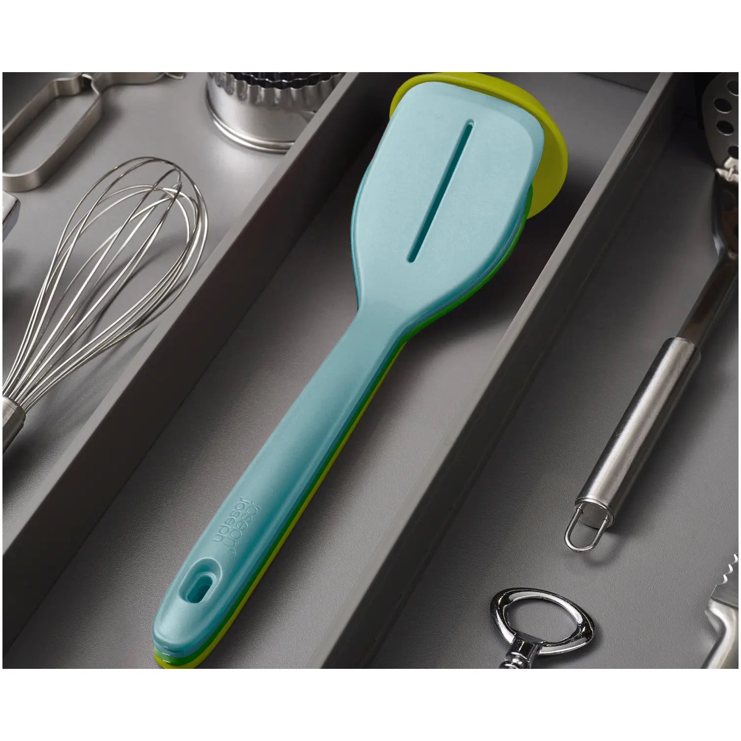 Joseph Joseph Duo 4 Piece Utensil Set With Clip Together Handles
