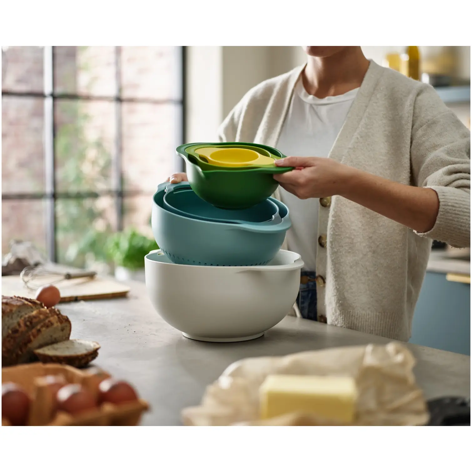 Joseph Joseph Duo 6pc Food Preparation Bowl Set