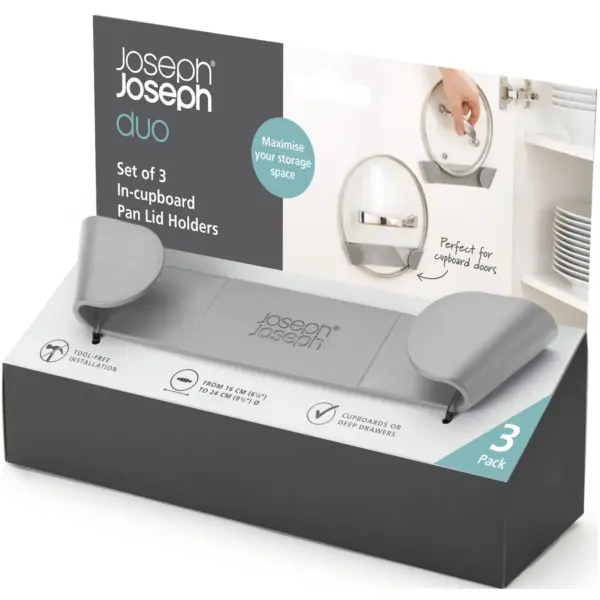 Joseph joseph In-Cupboard Pan Lid Holder 3Pk