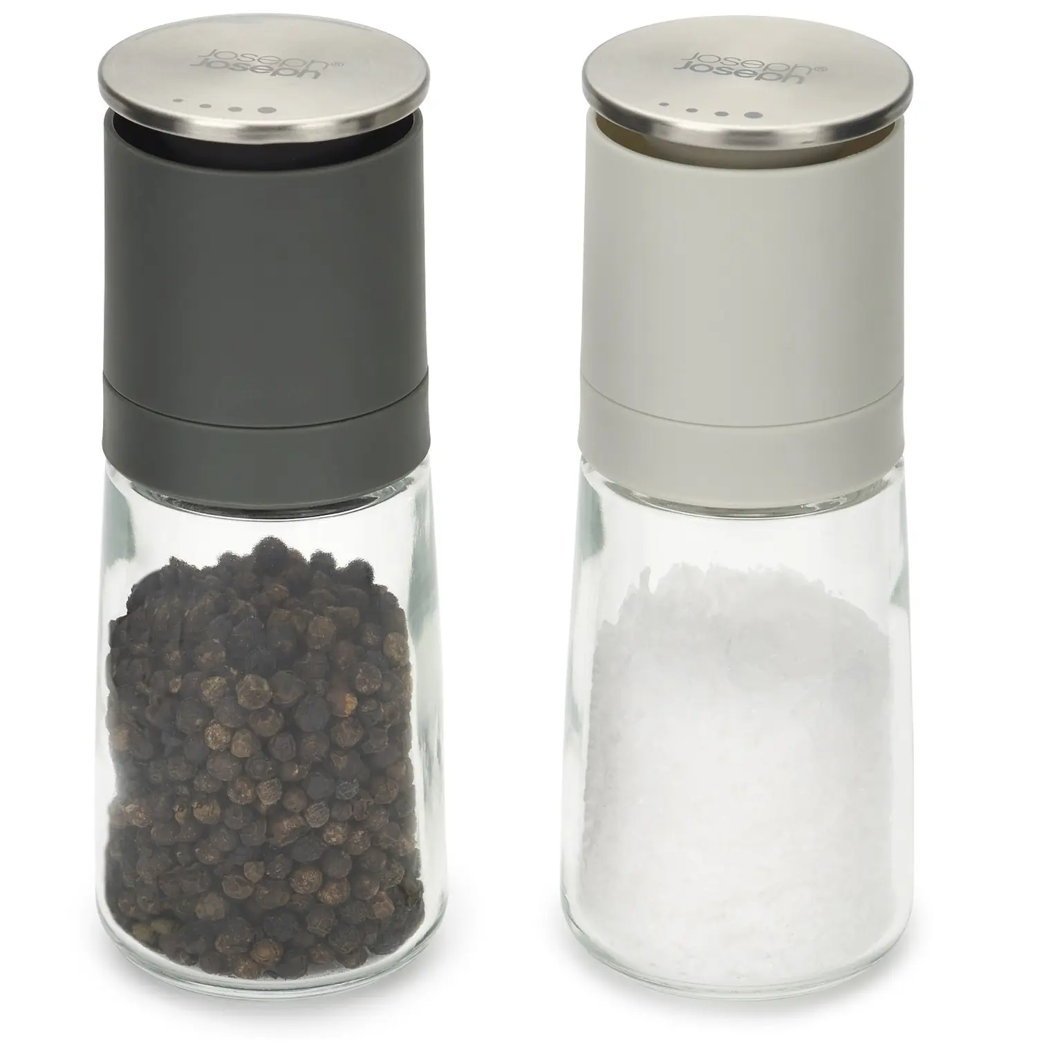 JPH0135 Joseph Joseph Duo No-Spill Salt & Pepper Set