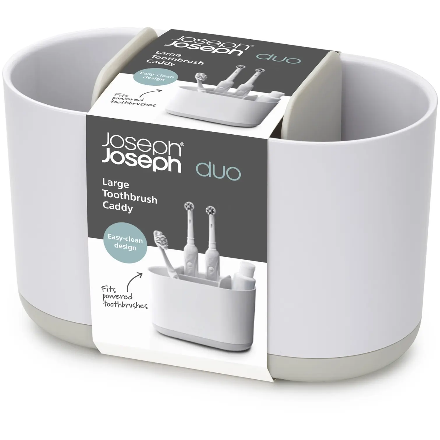 JPH0228 Joseph Joseph Duo Large Toothbrush Caddy