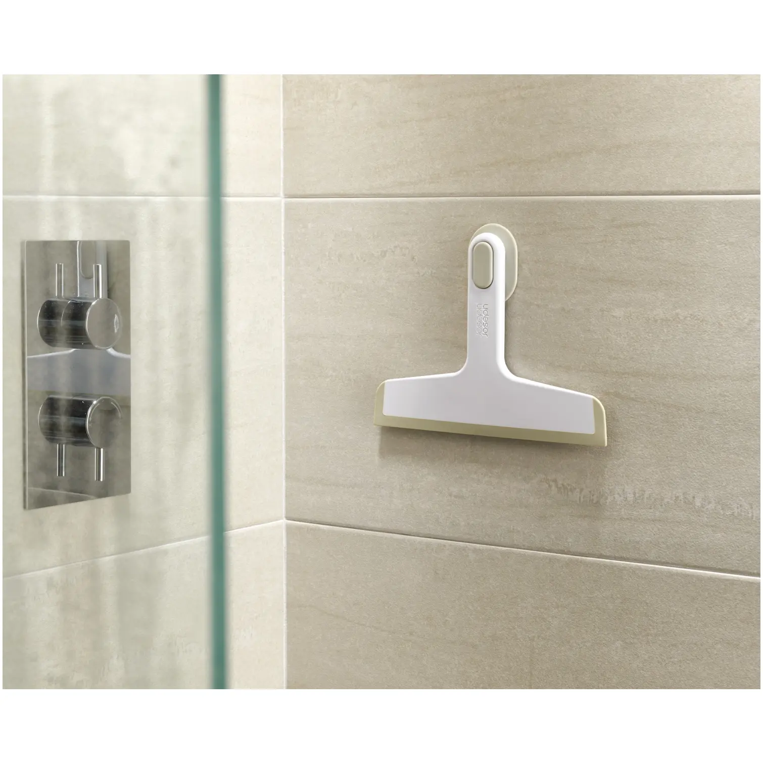 Joseph Joseph Duo Slimline Squeegee With Suction Cup Holder