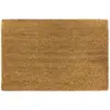 JVL Manor Plain Coir Doormat 60x40cm