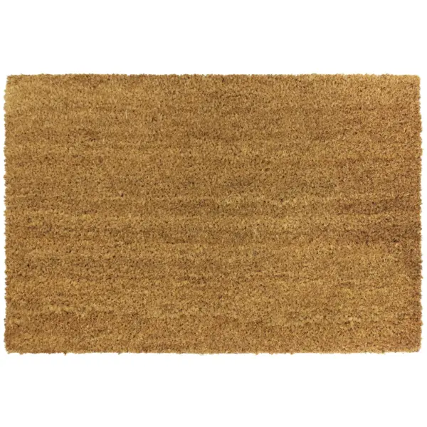 JVL Manor Plain Coir Doormat 60x40cm