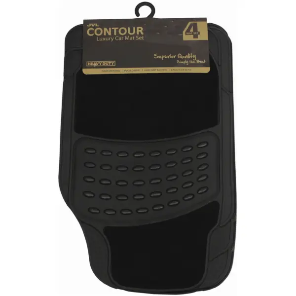JVL Contour Luxury 4 Piece Car Mat Set