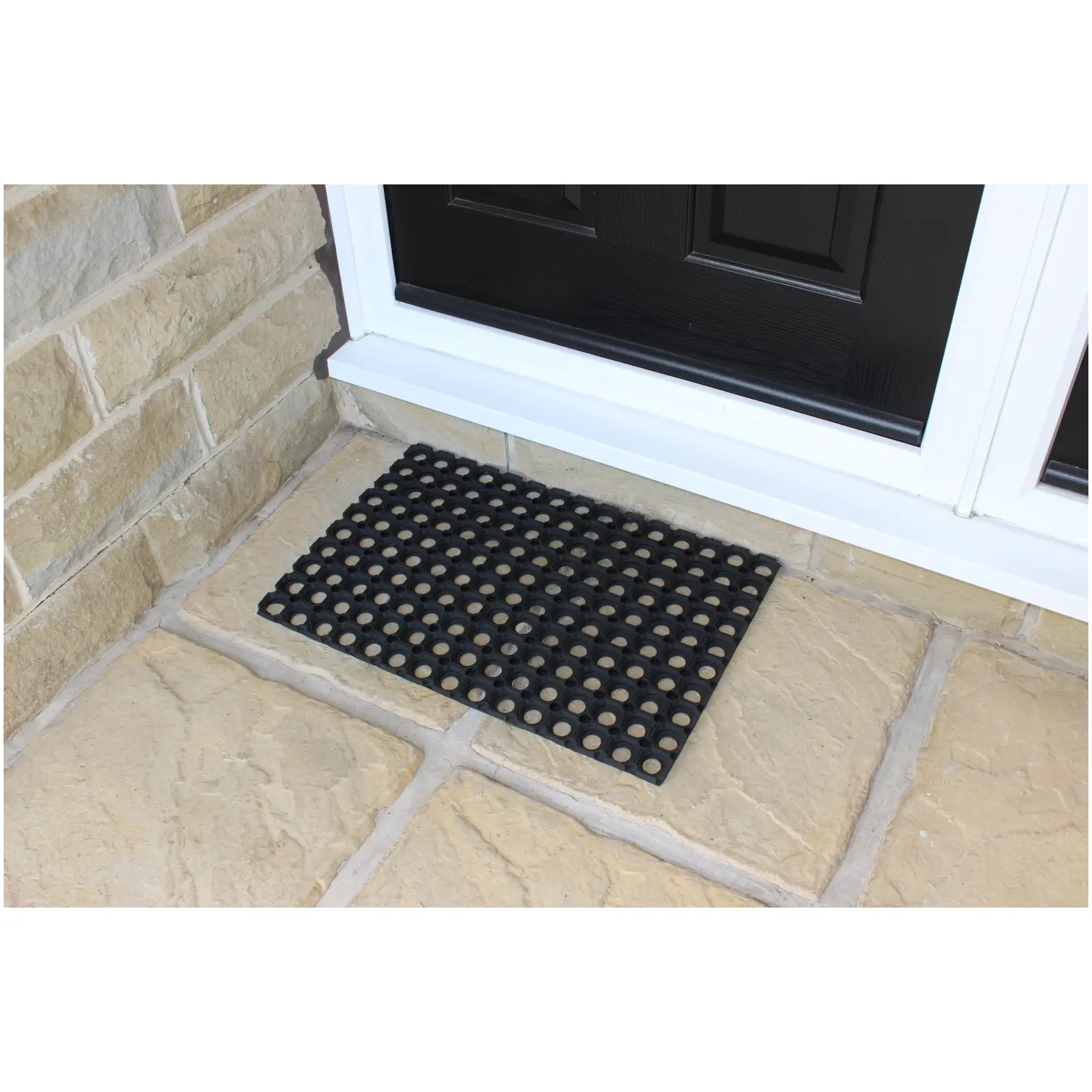 JVL Rondo Rubber Ring Doormat 40x60cm