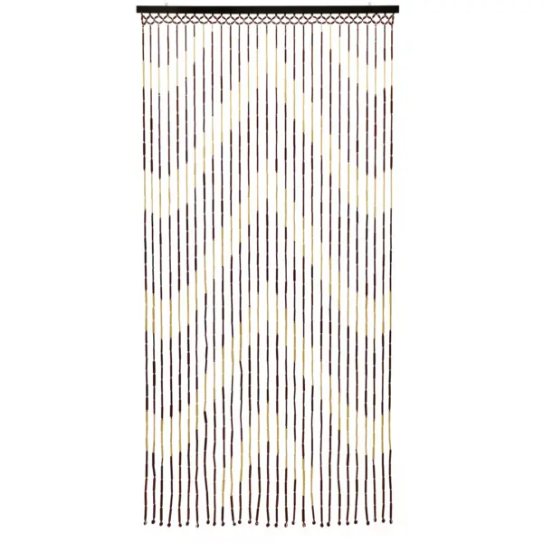 JVL Wooden Bead Door Curtain