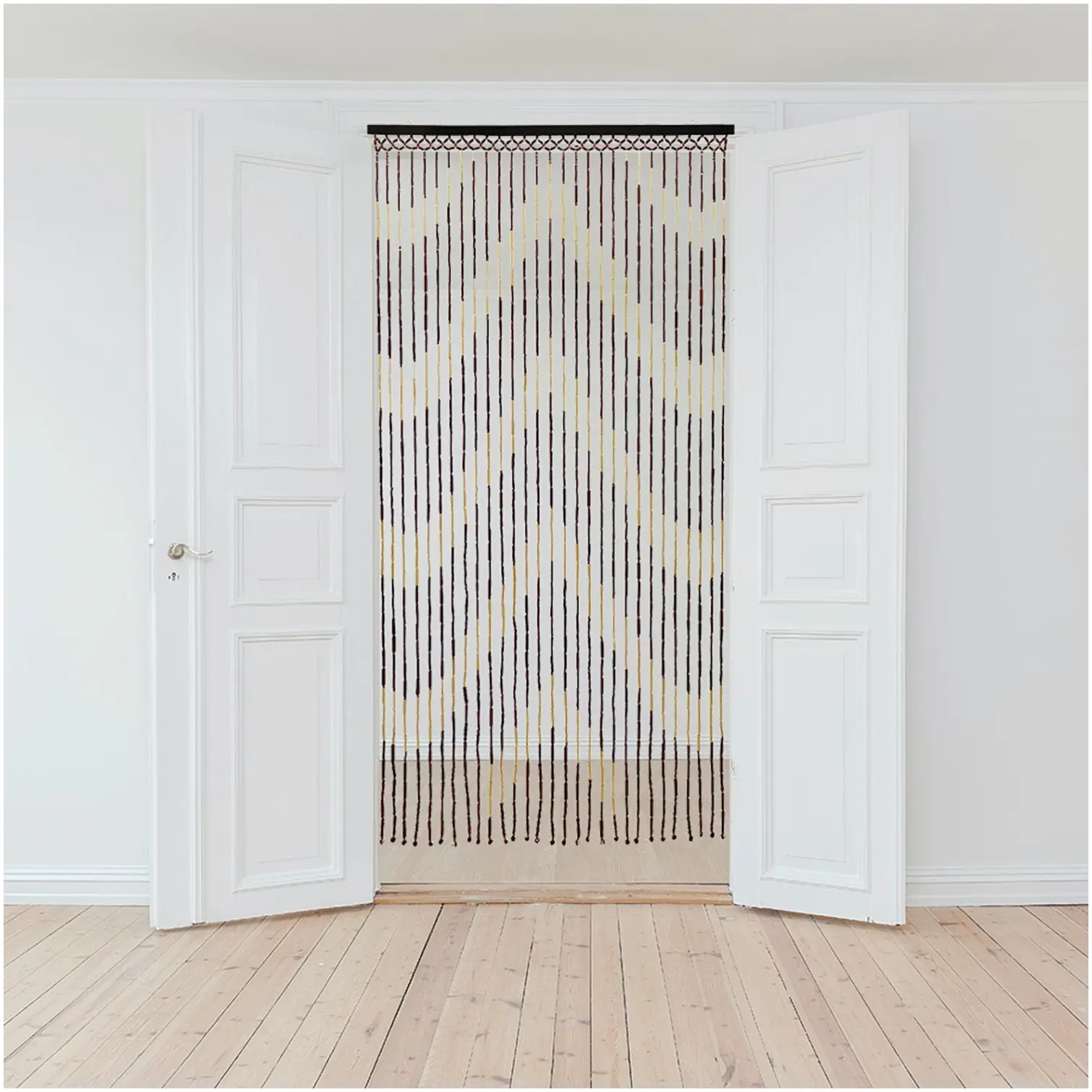 JVL Wooden Bead Door Curtain