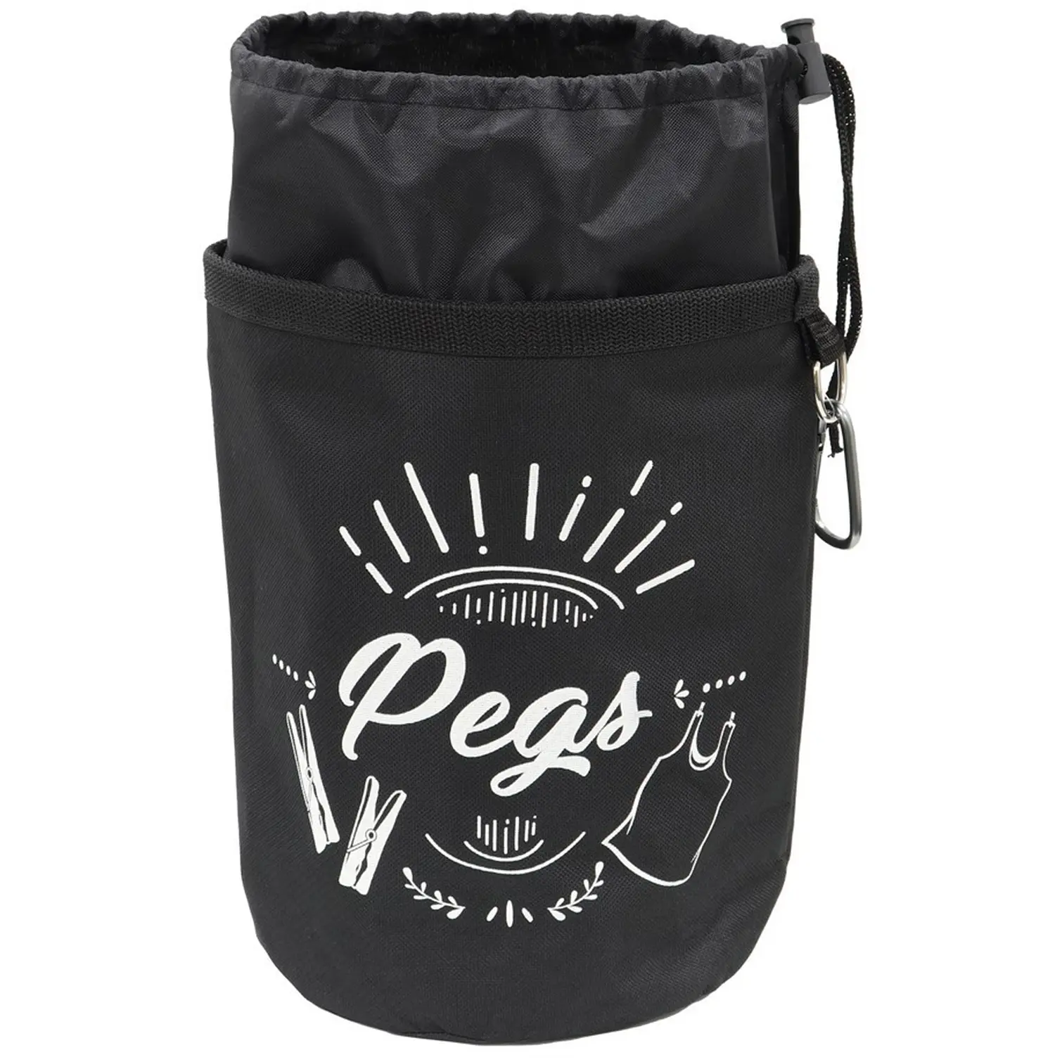 JVL0080_1 JVL Large Peg Bag With Clip