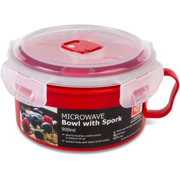 Microwave Bowl With Spork