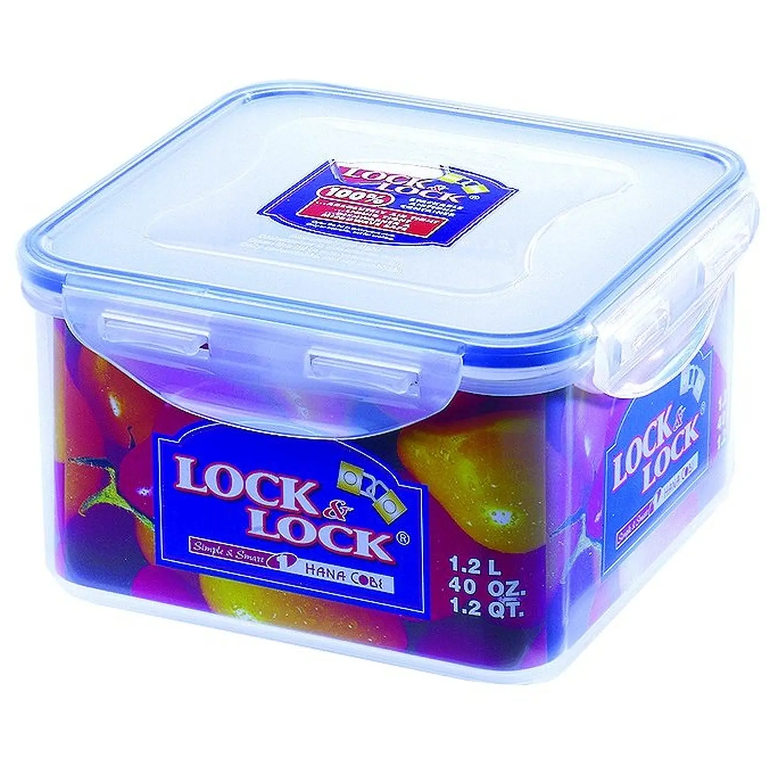 JWP0113 Lock & Lock Food Box Square1.2Lt