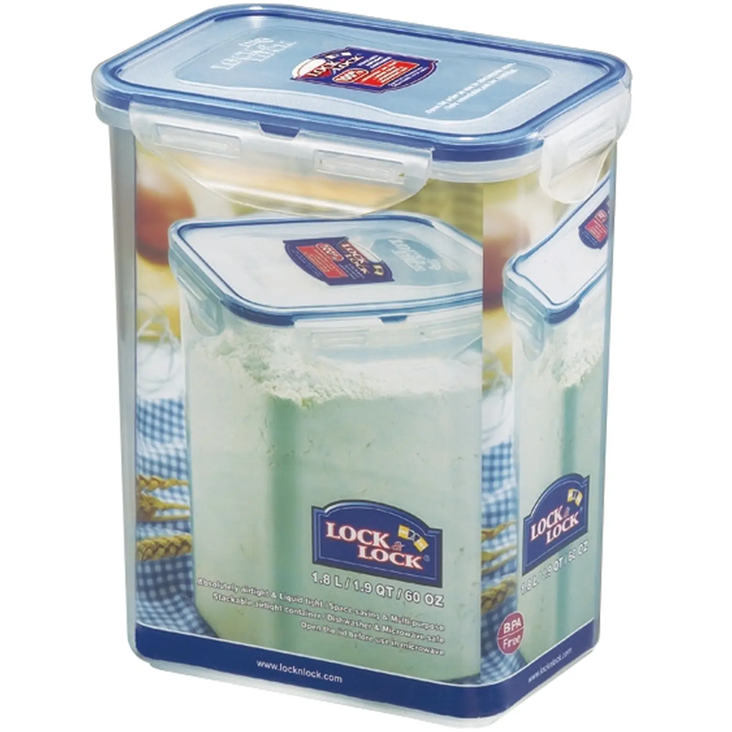 JWP7007 Lock & Lock Rectangular 1.8L