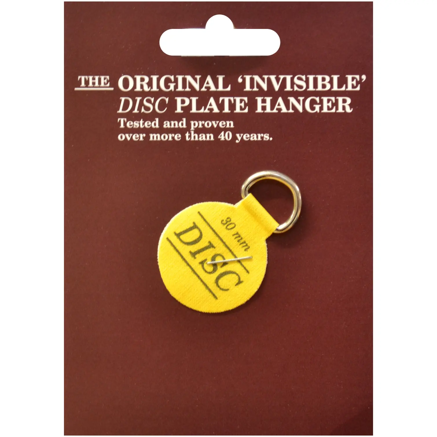 JYC0004 The Original Invisible Disc Plate Hanger 30mm
