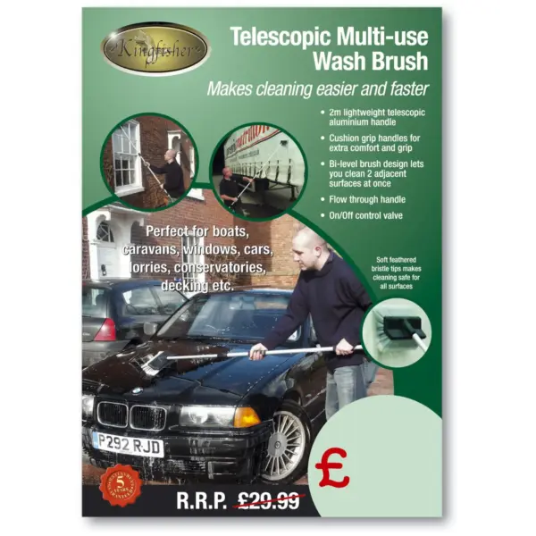 Kingfisher Telescopic Multi Purpose Brush
