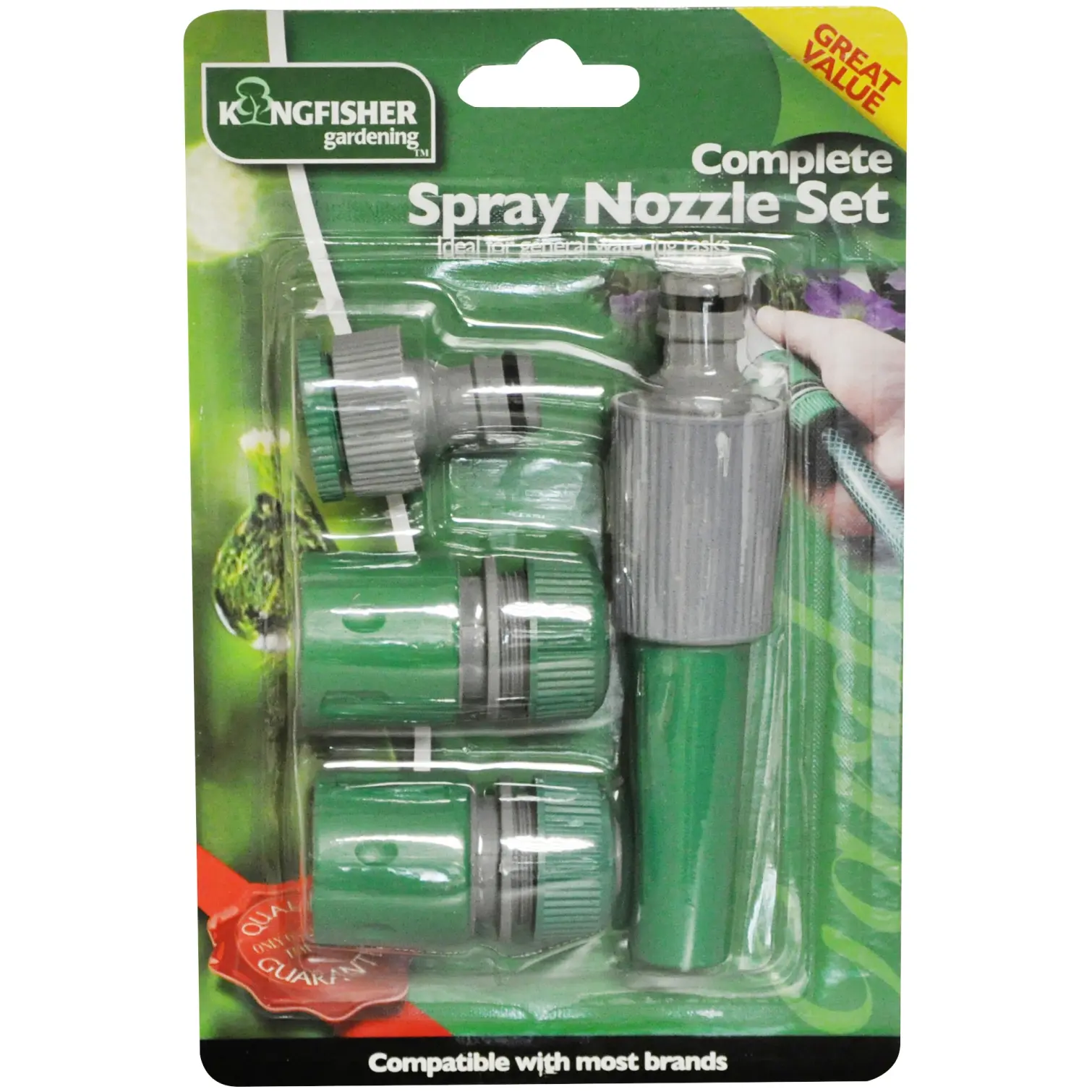 KIN0035_2 Kingfisher Spray Nozzle Starter Set