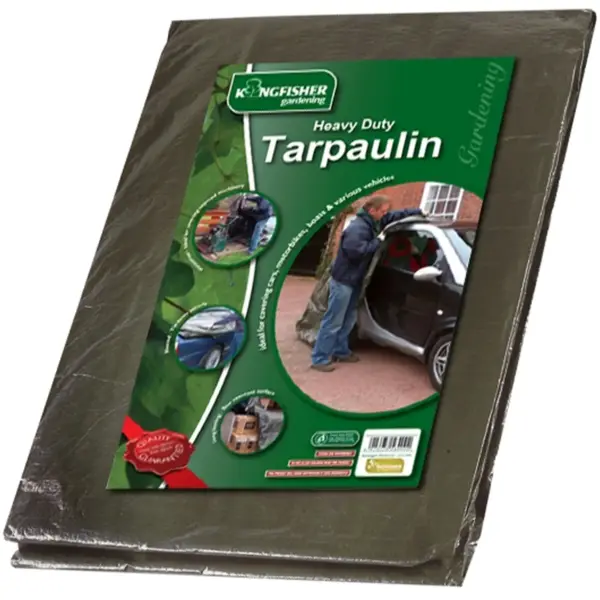 KIN0061 Kingfisher 2.4 x 3.6m Heavy Duty Tarpaulin