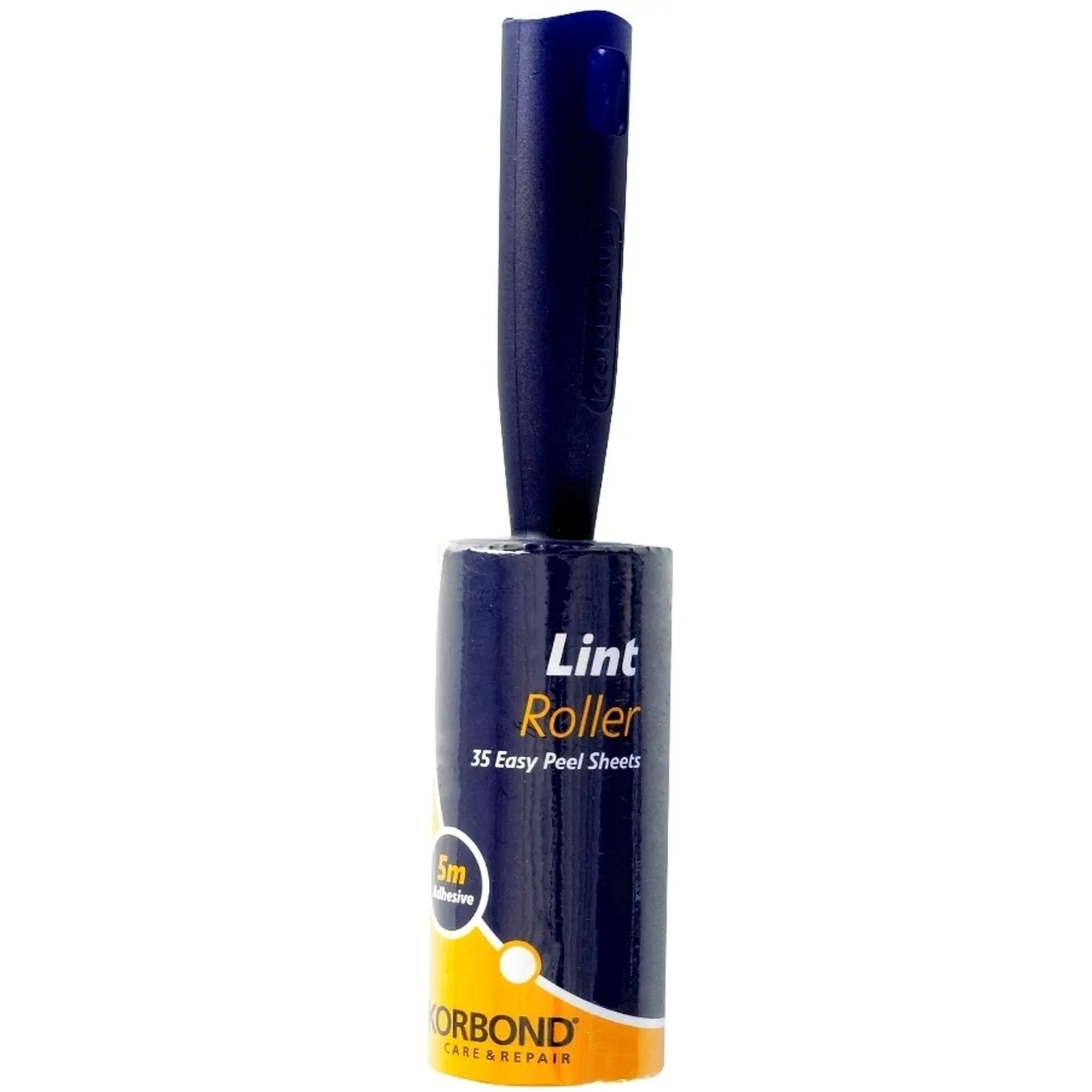 KOR0007 KORBOND Lint Roller 35 Easy Peel Sheets 5m Total Length