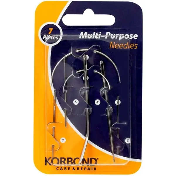 Korbond Multi-Purpose Needles Assorted Types 7 Needles