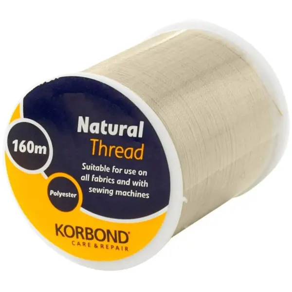 KOR0041 Korbond Polyester Thread Natural 160 meters