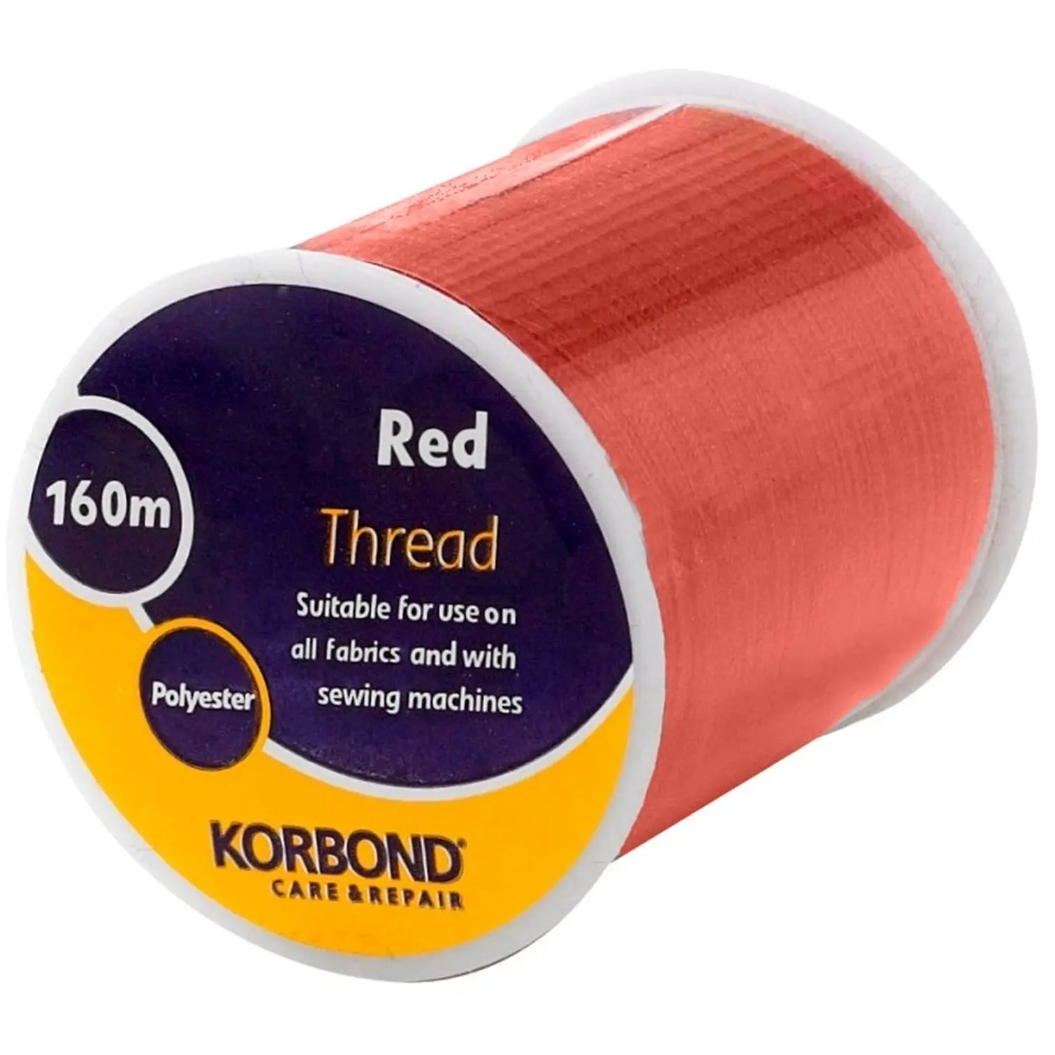 Korbond Polyester Thread Red 160 meters