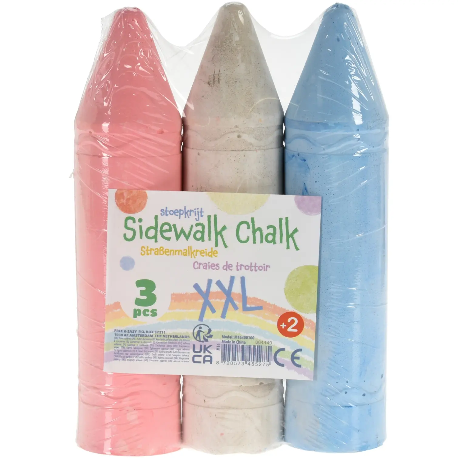 KPN0050 Mega Colour Chalk Set of 3