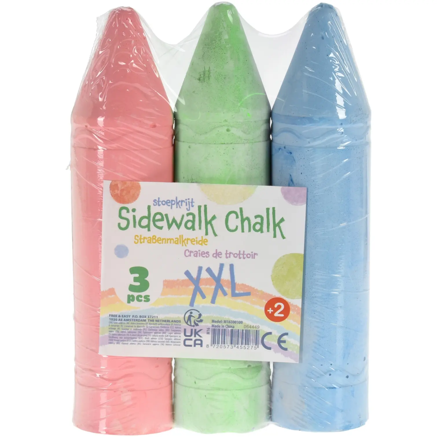KPN0050_1 Mega Colour Chalk Set of 3
